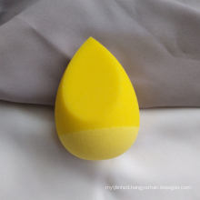 Edge Cutted Makeup Sponge with Half Silicone and Half Latex-Free to Save Cream